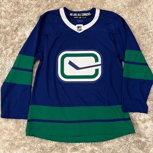 Adidas Authentic Blue Vancouver Canucks Jersey